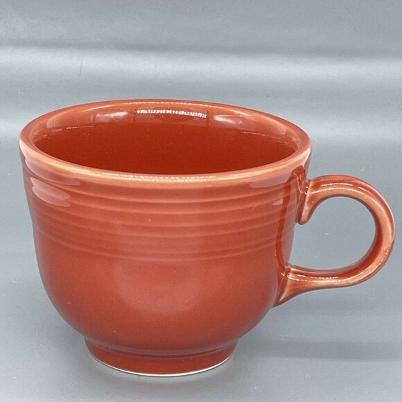 HLC Fiestaware Coffee Cup Lot of 2 Paprika Brown 3" Post 86 Replacement - Picture 8 of 12